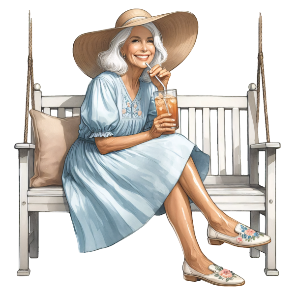 Maribeth on the Porch